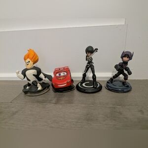 Disney Infinity Syndrome The Incredibles Flash Cars Quorra Tron Hiro Big Hero 6